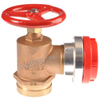 Aluminum Handwheel Brass Fire Angle Hose Valve with UL Approved (DW-FV006)