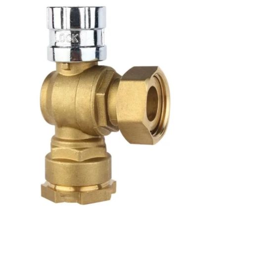 Factory Price Brass Angle Lockable Water Meter Valve for Water Meter （DW-LB088）