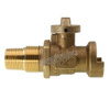 China Supplier Nickel Plated Brass Water Meter Ball Valve （DW-LB044）