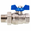 Aluminum Butterfly Handle Pn30 Full Port Ball Valve with Union （DW-B254）