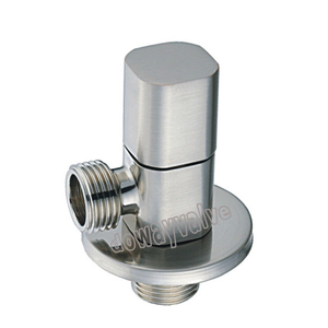 Satin Nickle Surface Brass Heating Angle Valve with Decorative Cover （DW-AV001）