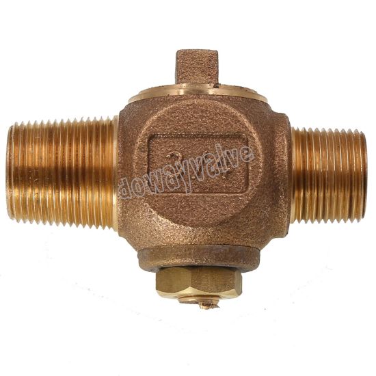 Hose Connected Bronze Water Meter Valve with ISO Manufacturer