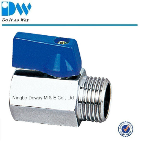 Brass Mini Ball Valve with ABS Handle (DW-B301)