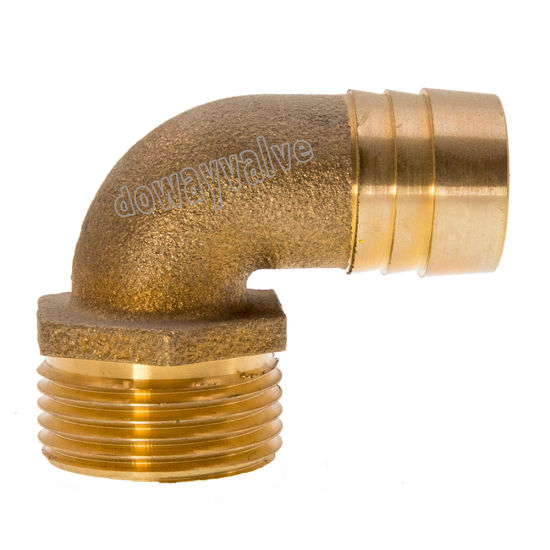Male and Female Connected Bronze Reducer Casting Elbow （DW-BF023）