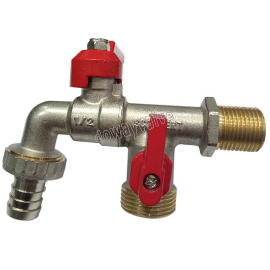 Custom Special Brass Washing Machine Double Outlet Bibcock(DW-BC331)