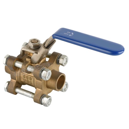 China Factory 600wog Brass Medical Gas Valve with Steel Handle（DW-2012）