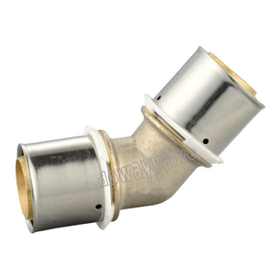 Brass 45 Degree Elbow Press Fitting for Pex Pipe