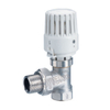 Thread End Forged Nickle Plated Brass Thermostatic Radiator Valve （DW-RV018）