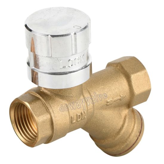 OEM/ODM China Factory Nickle Plated Magnetic Lockable Ball Valve （DW-LB063）