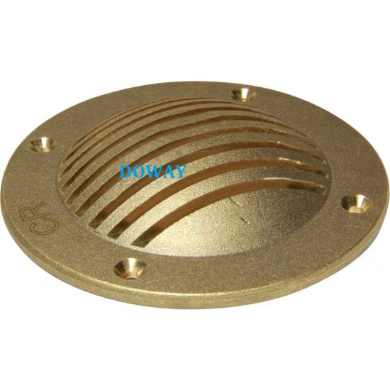 Seaflow Brass Round Intake Strainer Grate (Full Slot / 150mm OD) （DW-BF008）