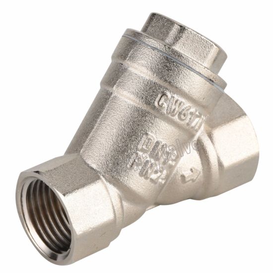 Full Port Y Strainer Ball Valve with Lever Handle