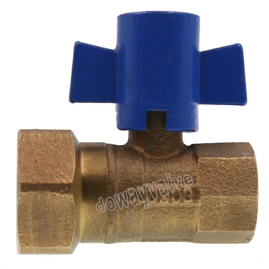 C83600 Bronze Ball Valve with Lockable Screw Made in China (DW-BV025)