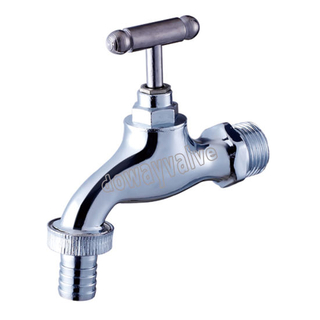 Pn16 Brass T Handle Chrome Plating Tap(DW-BC319）
