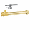 Dzr Brass Lockable Ball Valve for Water Meter （DW-LB028）