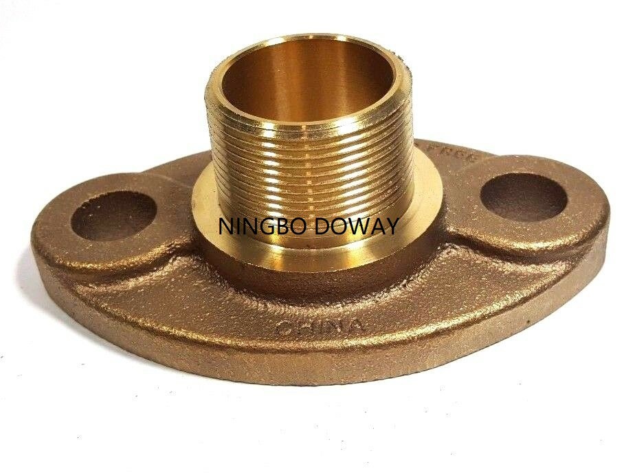 1-1/2" Lead-free Brass Meter Flange Connection Set For 1.5" Water Meter, 