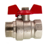 Aluminum Butterfly Handle Pn30 Full Port Ball Valve with Union （DW-B254）