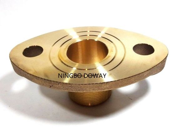 1-1/2" Lead Free Brass 2-Bolt Water Meter Flange for 1.5" Meter （DW-BF046）