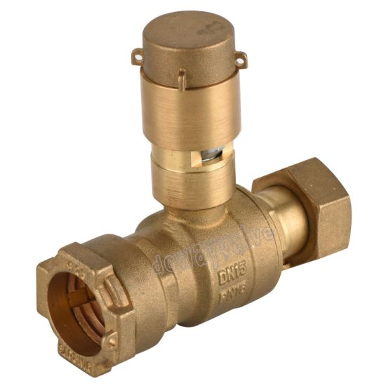 China Factory High Quality Brass Cylider Lockable Ball Valve （DW-LB062）