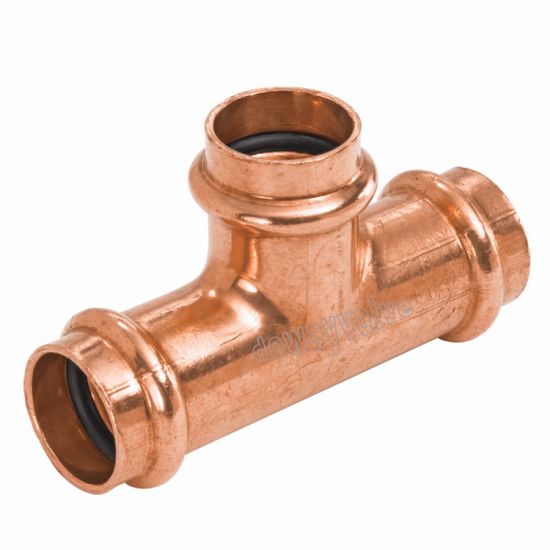 Copper Press Fitting Equal Tee Made in China