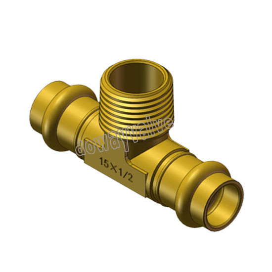Watermark Approval Brass Press Fitting/ Tee(DWF133)