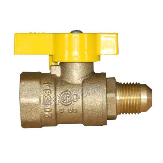 Brass Gas Valves with NPT Threaded End