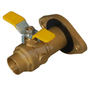 Brass Flange Ball Valve Full Port Valve （DW-B209）